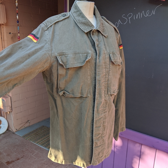 Vintage men's German military Field shirt jacket - Picture 2 of 8